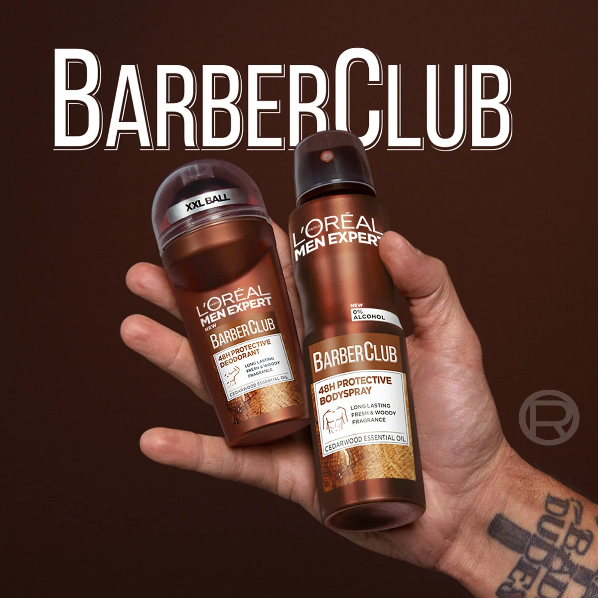 Antiperspirant roll-on Barber Club, 50ml, L'oreal Men Expert