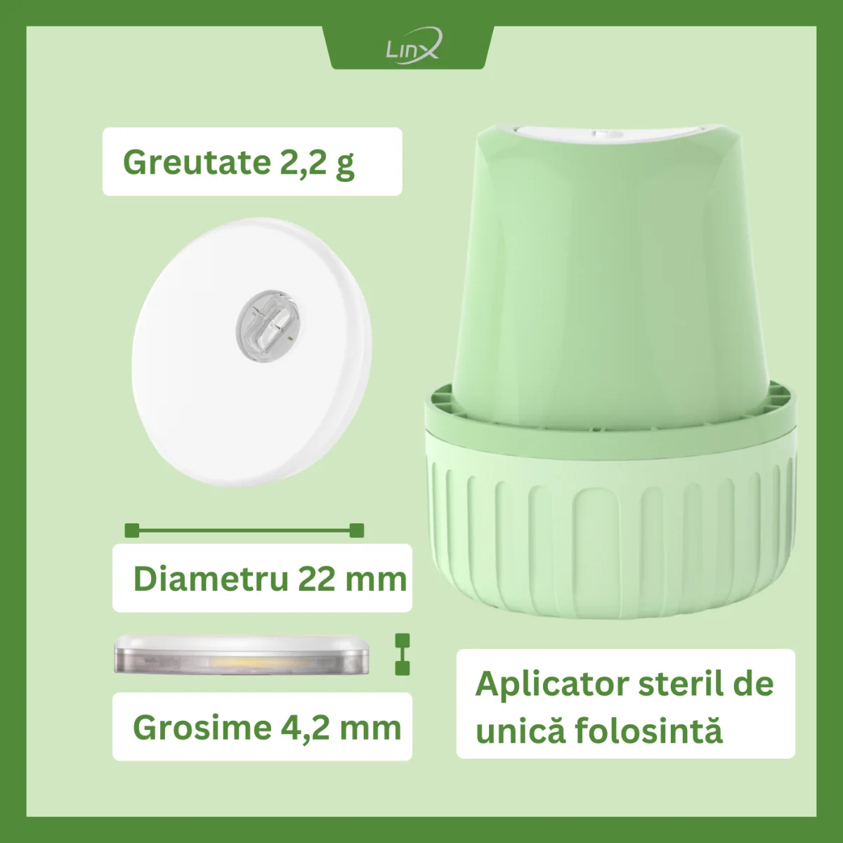Senzor de monitorizare continua a glicemiei, 1 bucata, Linx
