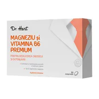 Dr.Hart Magneziu si Vitamina B6 Premium, 30 comprimate