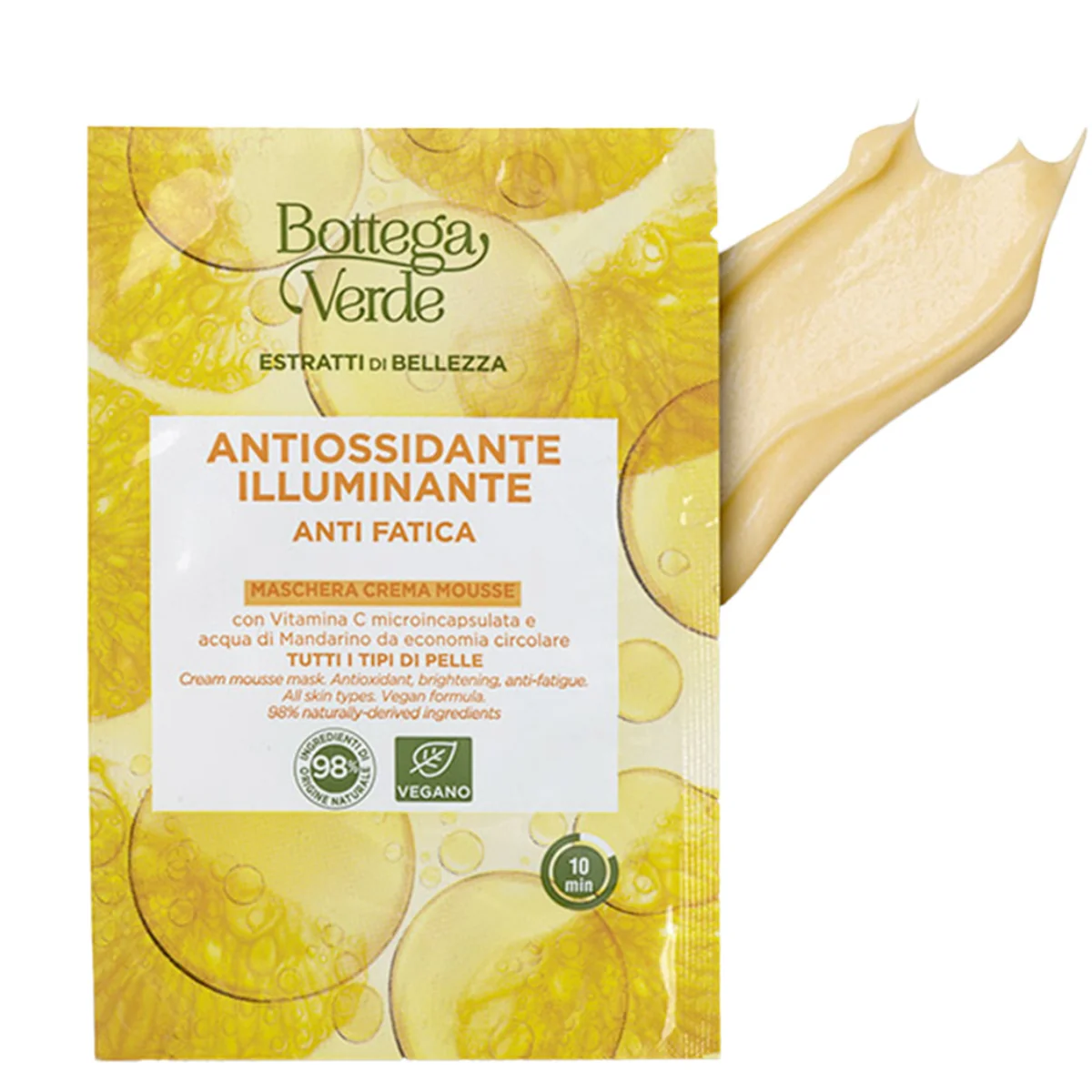 Masca antioxidanta si iluminatoare Estratti di Bellezza, 8ml, Bottega Verde