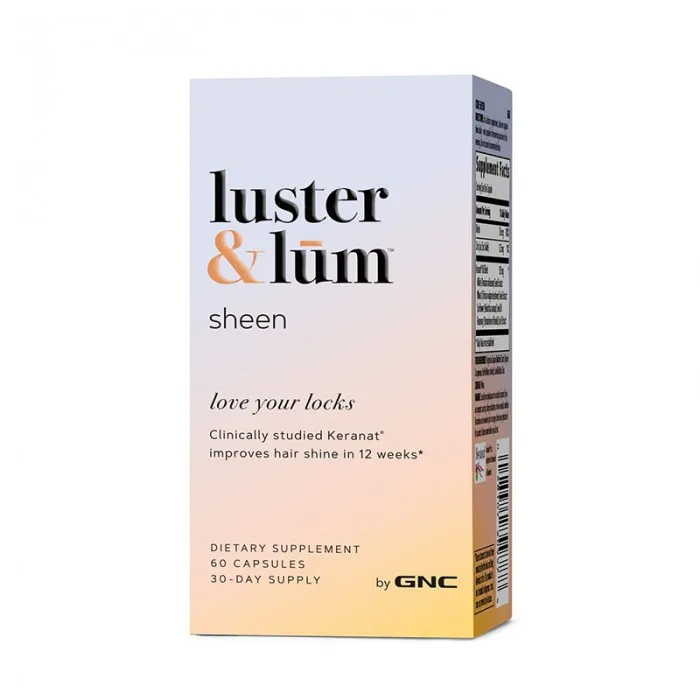 Luster & Lum sheen imbunatateste stralucirea parului, 60 capsule, GNC