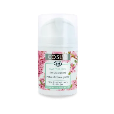 Crema matifianta bio de zi si noapte pentru ten gras cu salvie si iedera, 50ml, Coslys