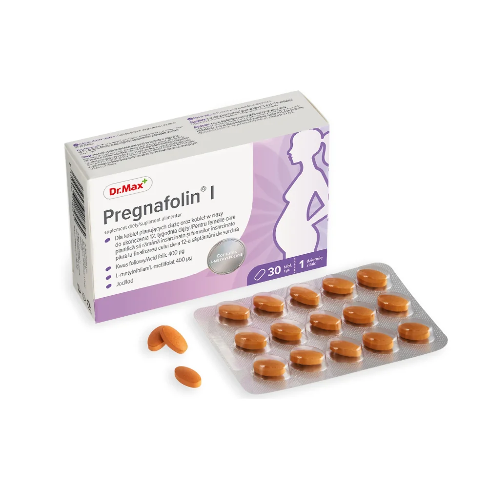 Dr. Max Pregnafolin I, 30 comprimate filmate