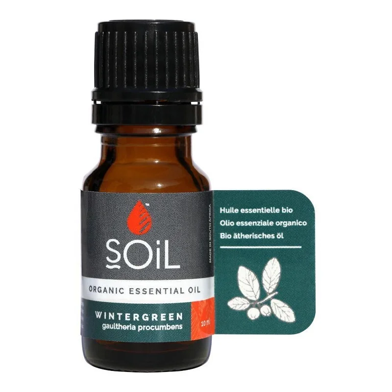 Ulei Esential Wintergreen Perisor 100% Organic, 10ml, Soil