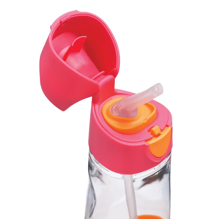 Cana cu pai pentru +9 luni Roz, 450ml, Bbox