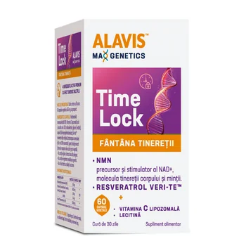 Max Genetics NMN TimeLock, 60 capsule vegetale, Alavis Maxima