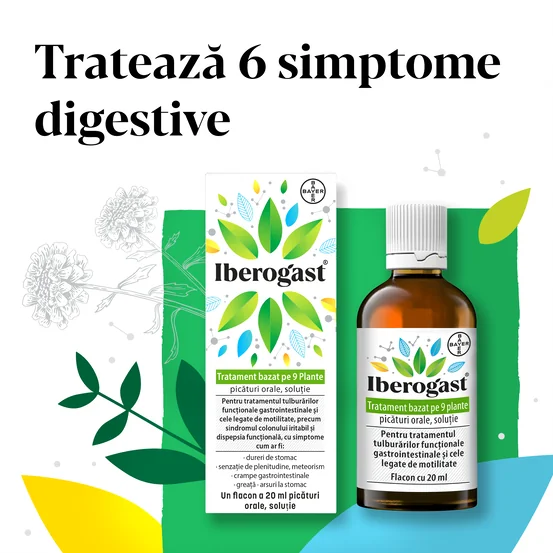 Iberogast Picaturi orale, 20ml, Bayer