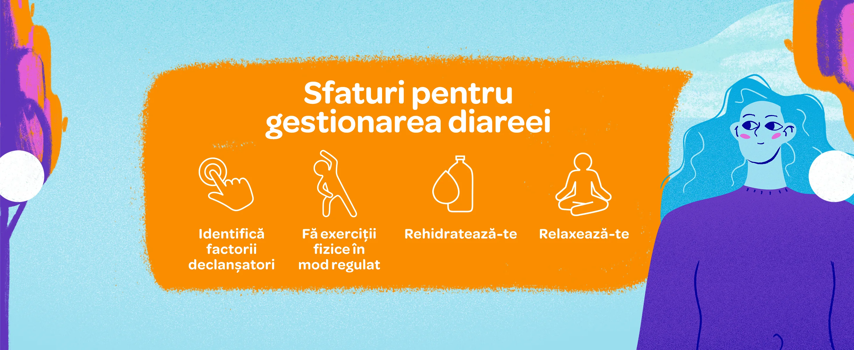 Sfaturi pentru gestionarea diareei