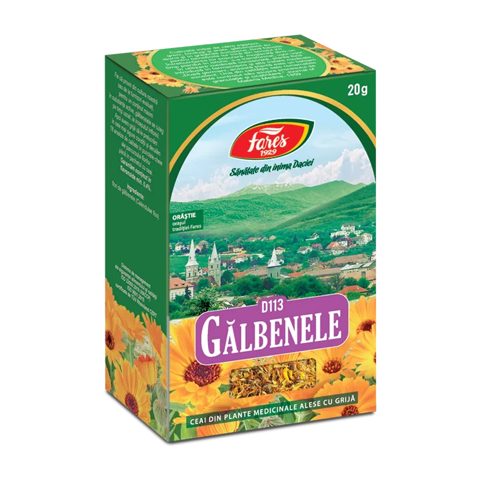 Ceai de Galbenele, 20 g, Fares