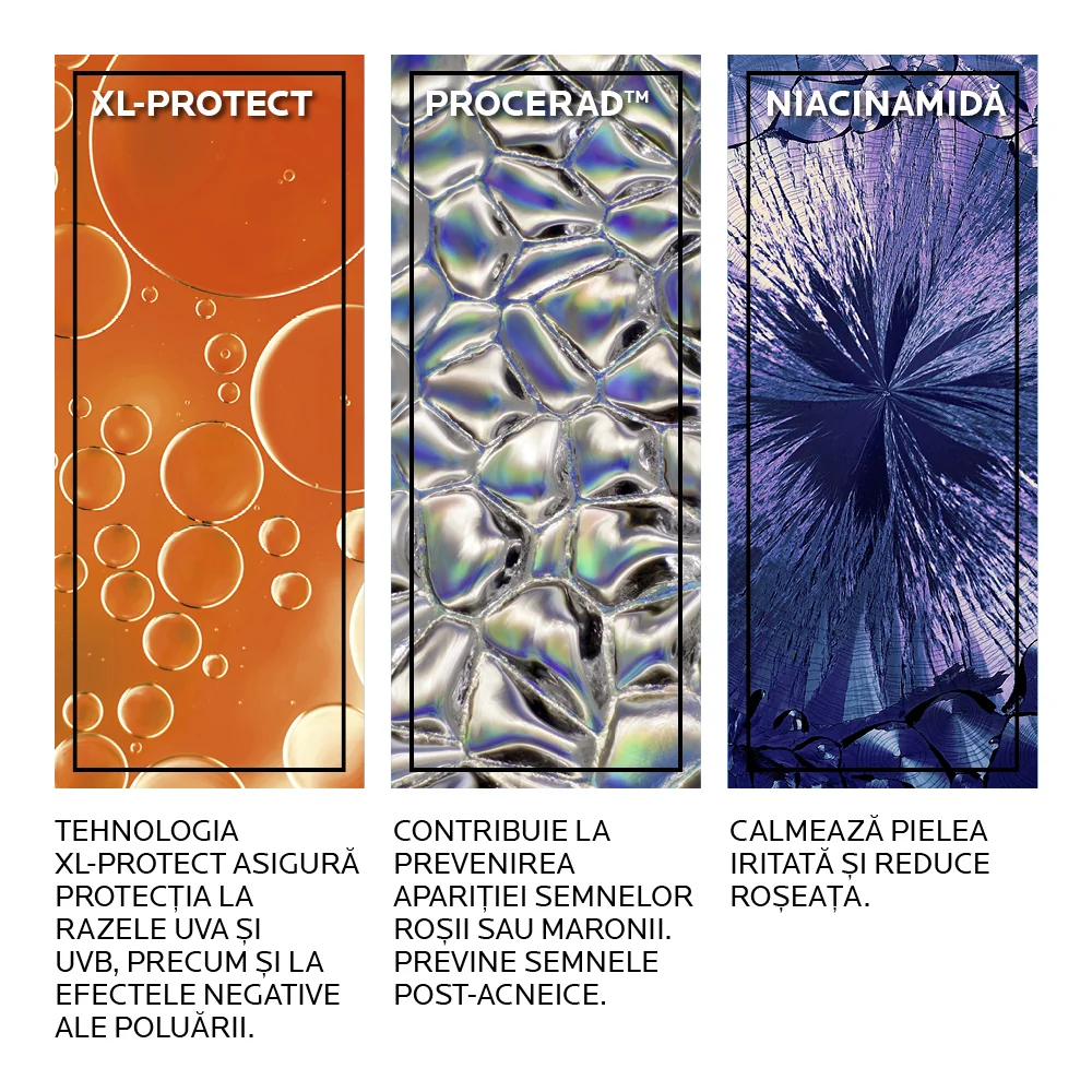 Crema de fata anti-imperfectiuni ten gras cu tendinta acneica SPF 30 Effaclar Duo +M, 40ml, La Roche-Posay