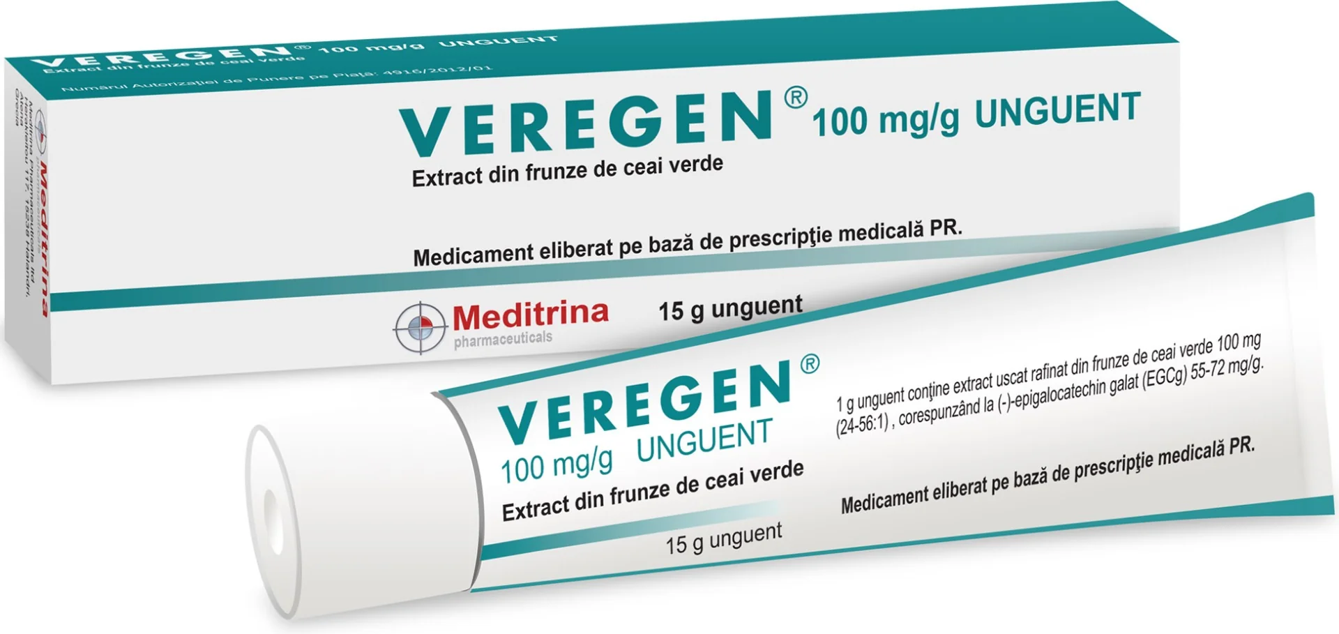 Veregen unguent 100mg/g, 15g, Meditrina Pharmaceuticals 