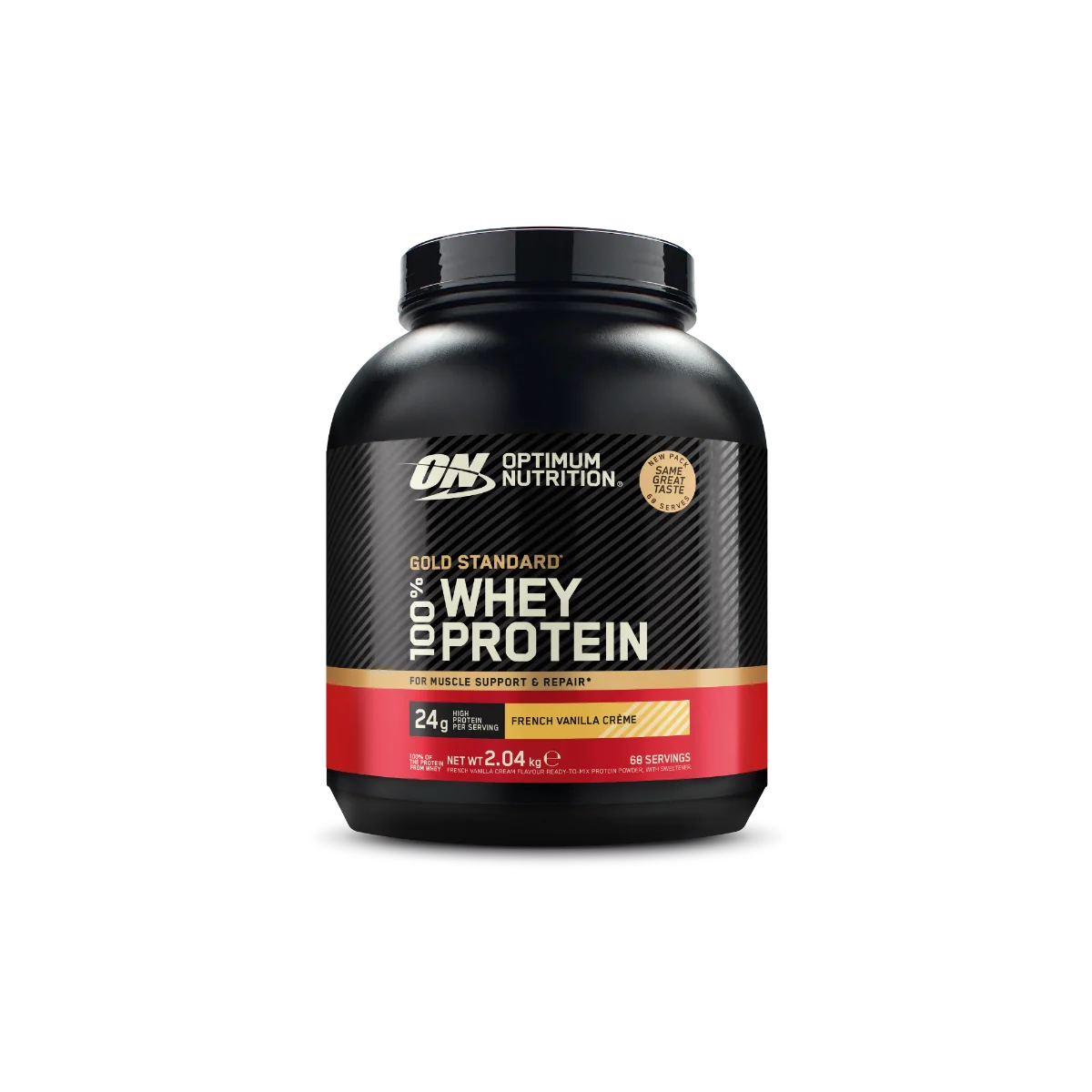 Pudra proteica proteine din zer 100% whey gold standard Crema vanilie, 2.04kg, Optimum Nutrition