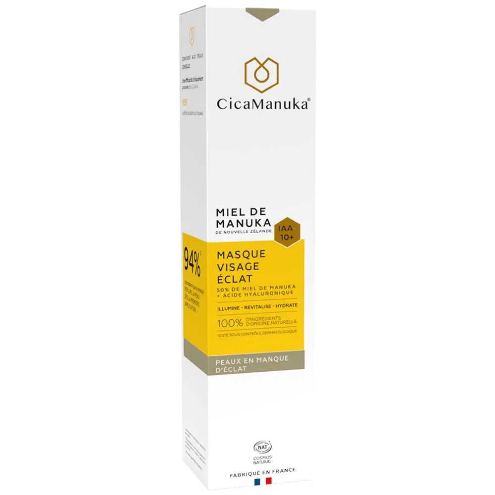 Masca pentru ten stralucitor cu miere de Manuka IAA10+, 100ml, CicaManuka
