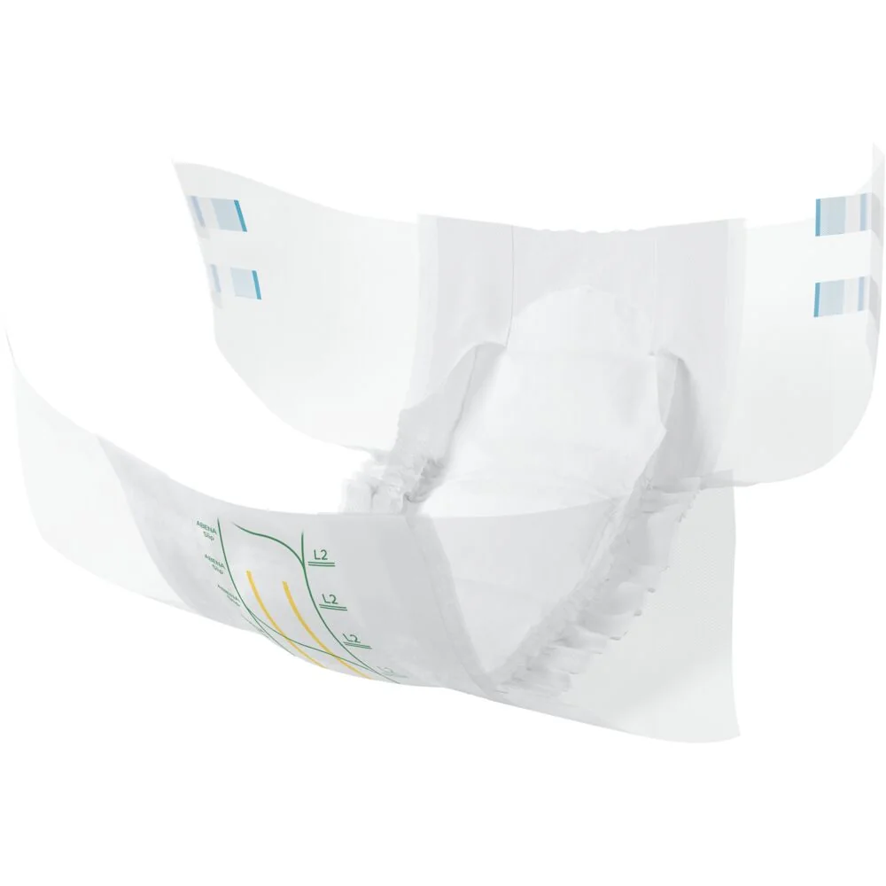 Scutece pentru adulti Premium Slip L2 100-150cm cu absorbtie 3100ml, 10 bucati, Abena