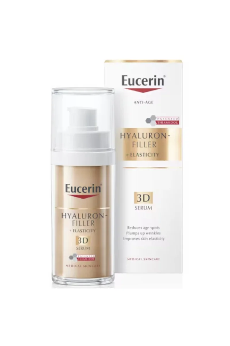 Serum Hyaluron-Filler + Elasticity 3D antirid si antipete, 50ml, Eucerin