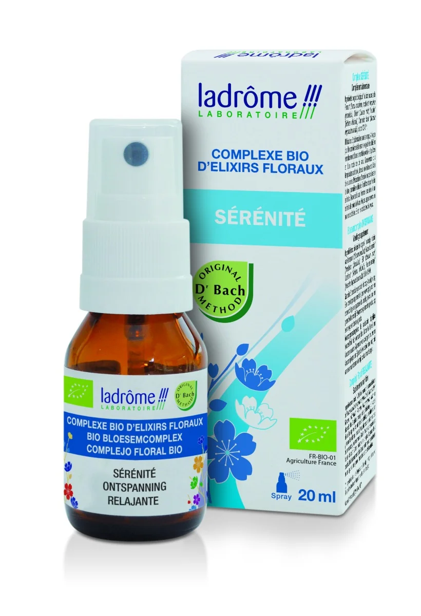 Spray cu complex din elixiruri florale Eco Bach Relaxare, 20ml, Ladrome
