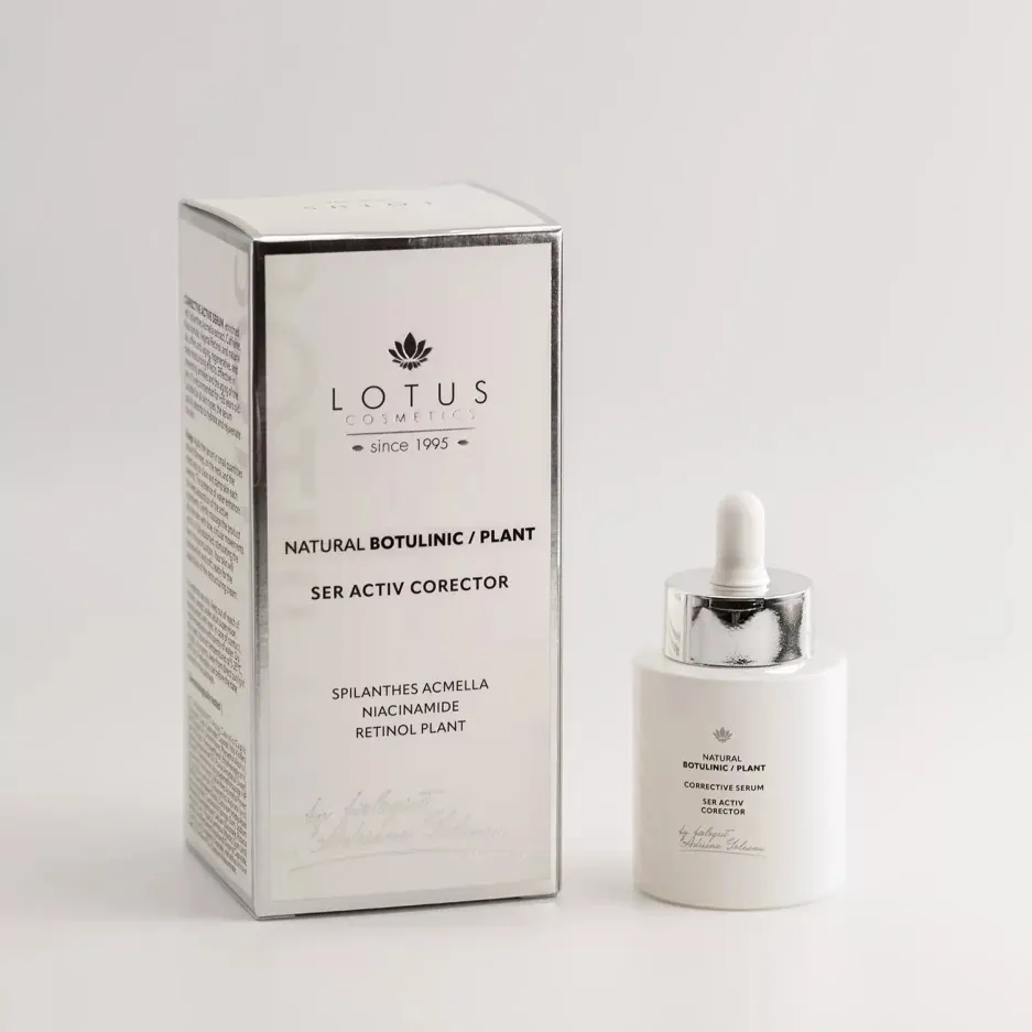 Ser de fata anti-imbatranire activ corector Natural Botulinic Plant, 30ml, Lotus Cosmetics