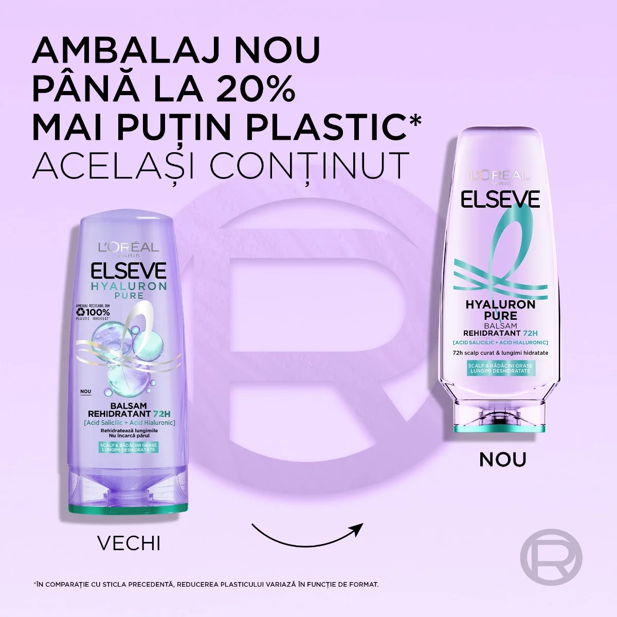 Balsam de par Hyaluron Pure, 200ml, Elseve