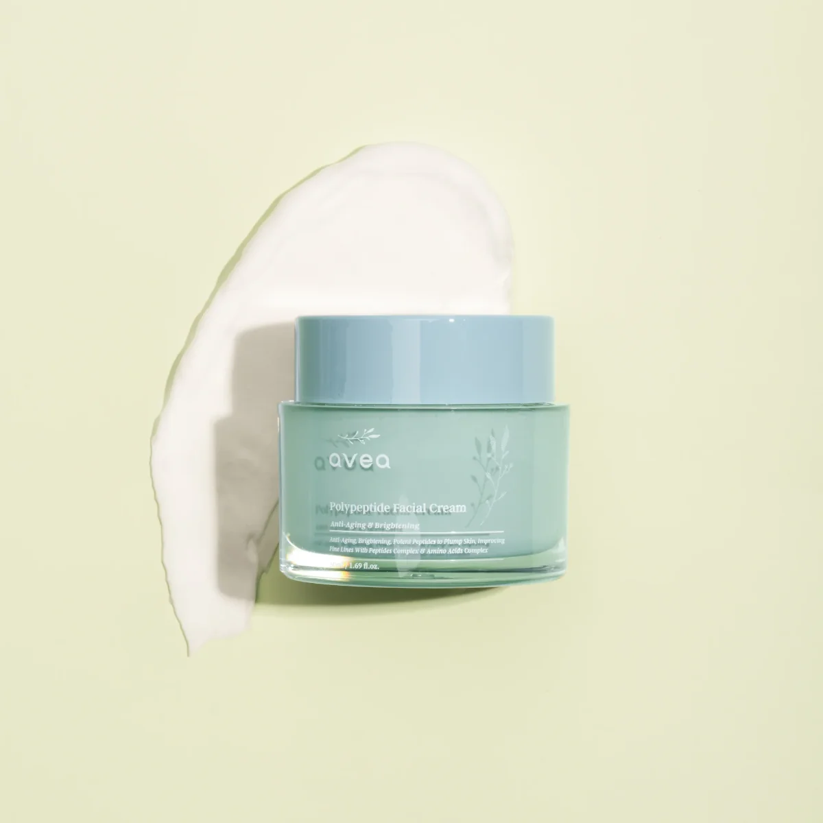 Crema pentru fata cu polipeptide cu efect anti-aging si iluminare, 50ml, Avea