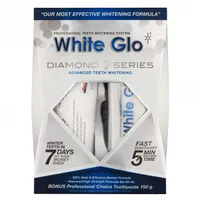 Kit pentru albire dentara Diamond Series, gel de albire 50ml + pasta de dinti 100ml, White Glo