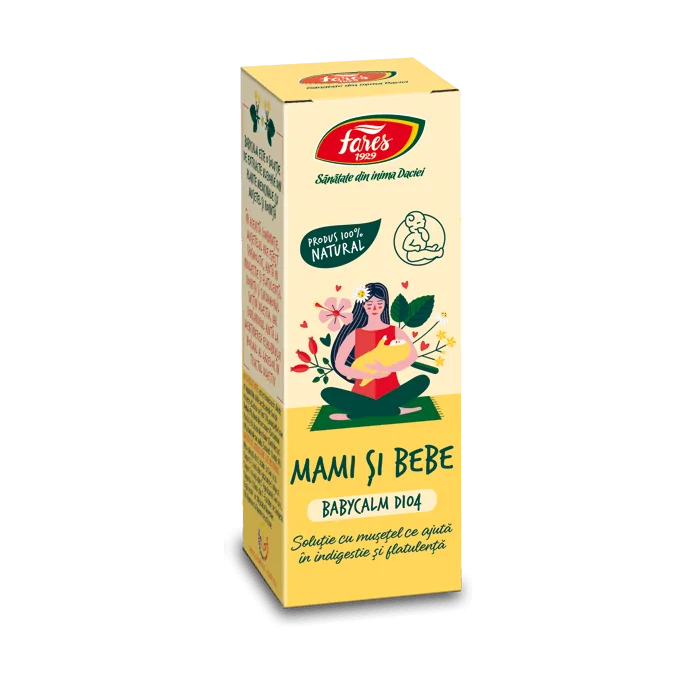 Solutie Babycalm Mami si Bebe D104, 30ml, Fares