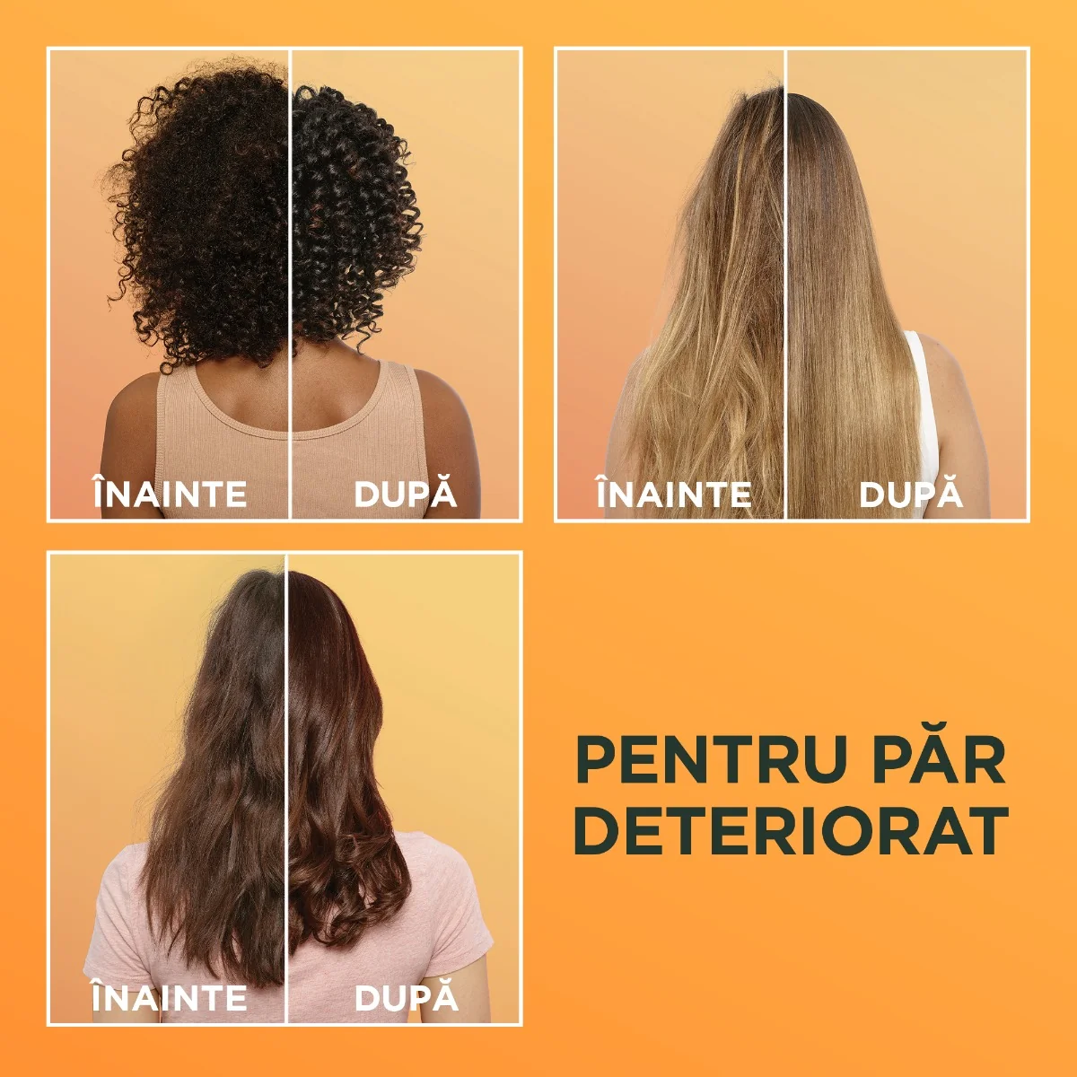 Sampon pentru parul deteriorat Hair Food Papaya, 350ml, Fructis