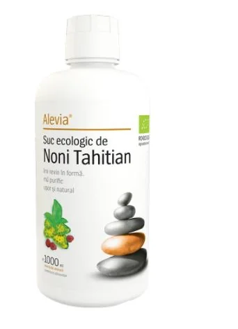 Suc ecologic de Noni Tahitian, 1000ml, Alevia