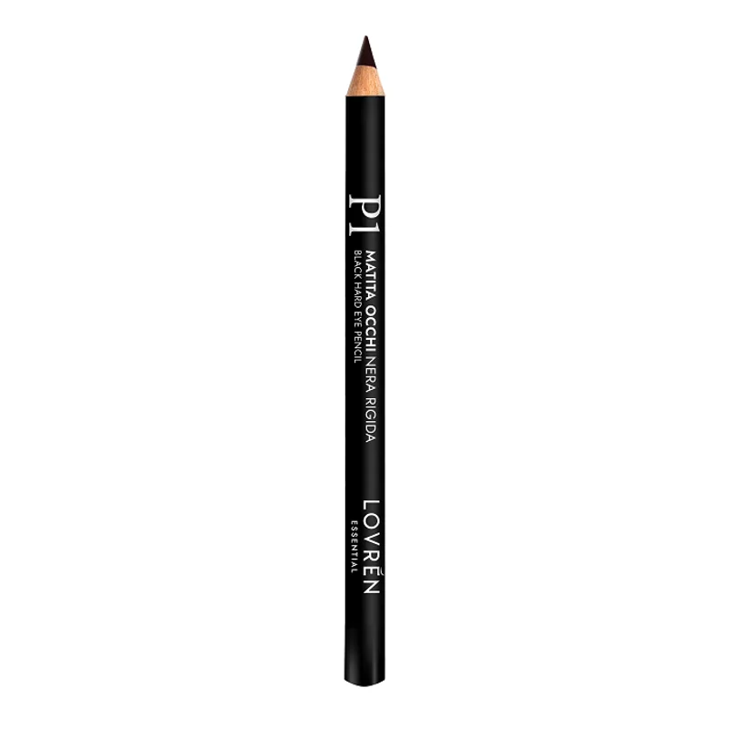 Creion contur ochi rigid Negru Esential P1, 1 bucata, Lovren