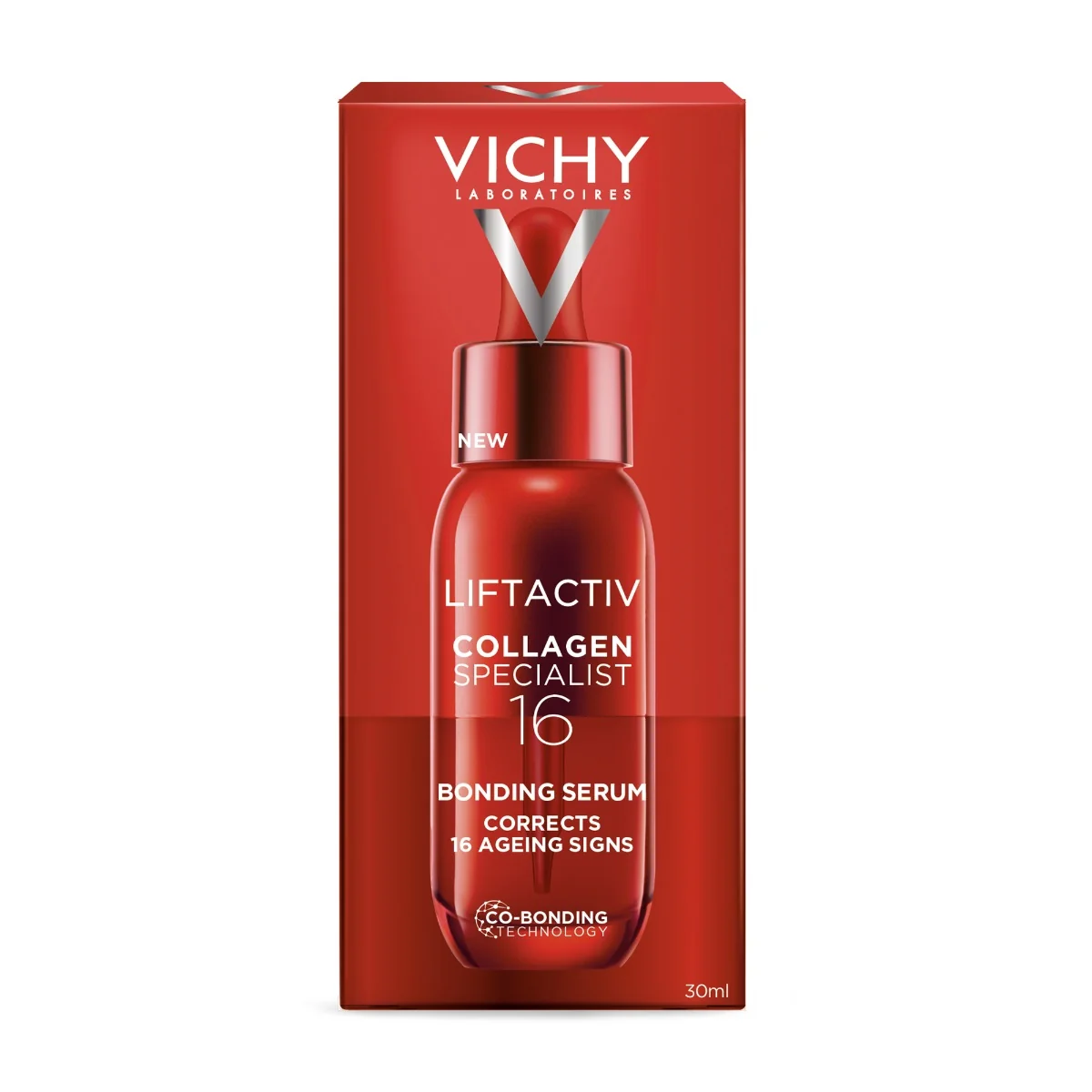 Ser Antirid Fortifiant pentru corectarea celor 16 semne ale imbatranirii potrivit pentru orice tip de ten Liftactiv Collagen Specialist 16, 30ml, Vichy
