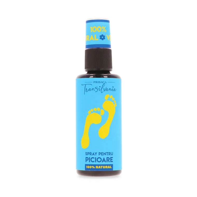 Spray de picioare 100% natural, 50ml, Prisaca Transilvania