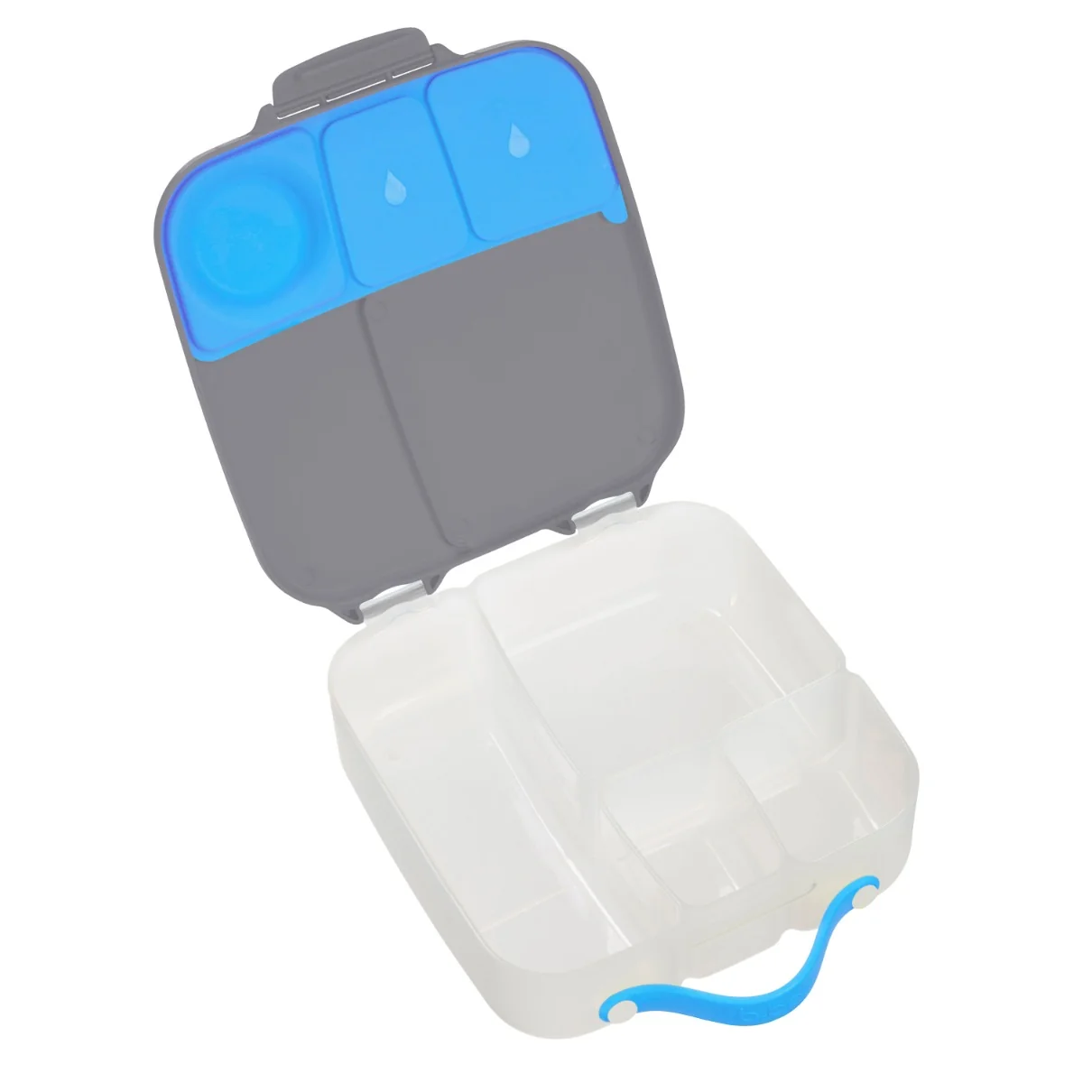 Caserola compartimentata pentru +3 ani LunchBox Gri/Albastru, 1 bucata, Bbox