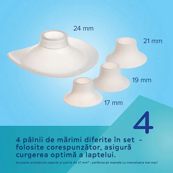 Pompa de san electrica tip scoica Hands Free 20/100, 1 bucata, Canpol babies