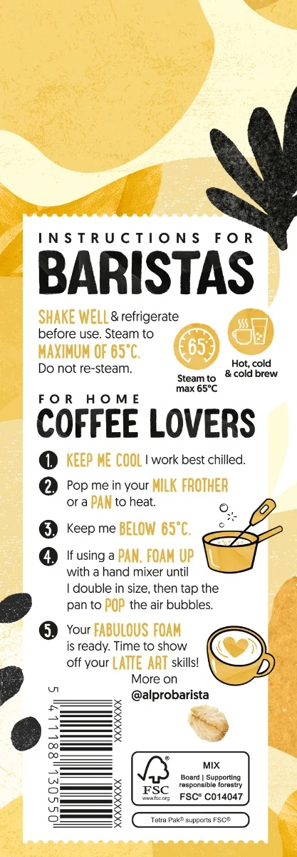 Bautura din ovaz Barista, 1000ml, Alpro