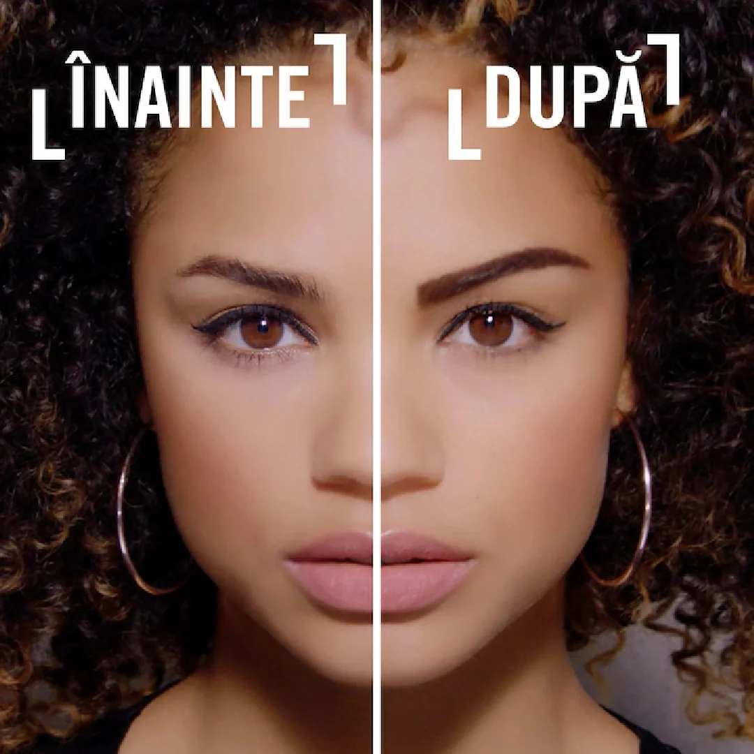 Kit pentru sprancene Brow This Way 003 Dark Brown, 2,4g, Rimmel London