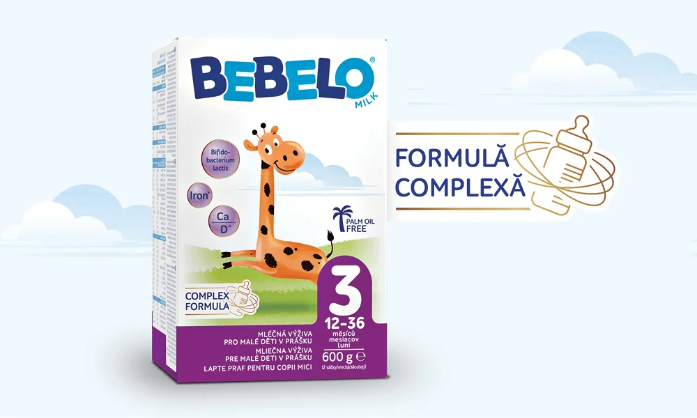 Formula complexa Milk 3 Bebelo Formula complexa Milk 3 Bebelo