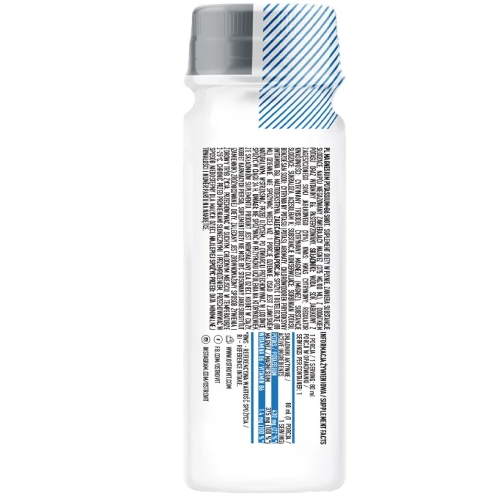 Magneziu lichid 375mg cu potasiu si B6 Shot, 80ml, OstroVit