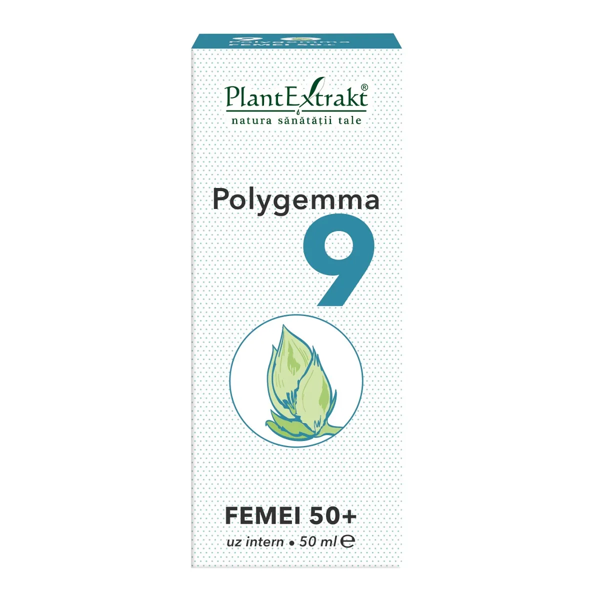 Polygemma 9 pentru femei 50+, 50ml, Plant Extrakt