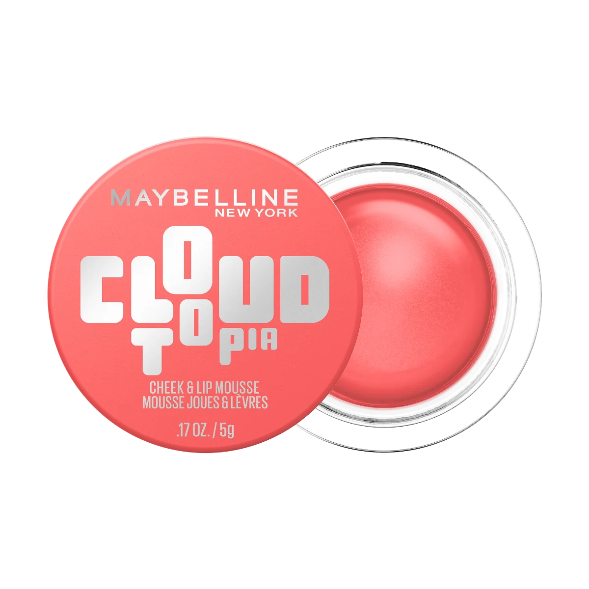 Fard de obraz multifunctional Cloudtopia Nr. 05 Coral Illusion, 5g, Maybelline