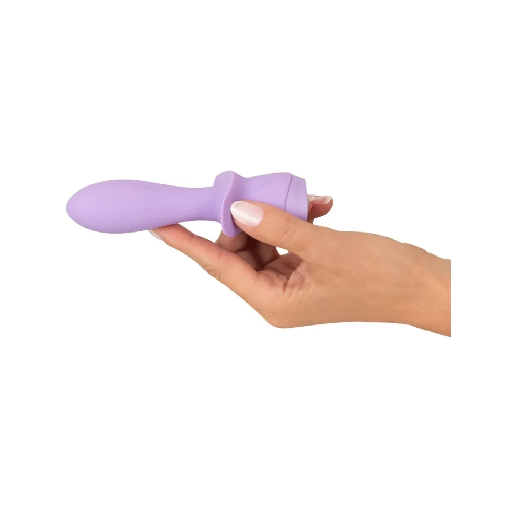 Mini vibrator multifunctional mov, 1 bucata, Cuties