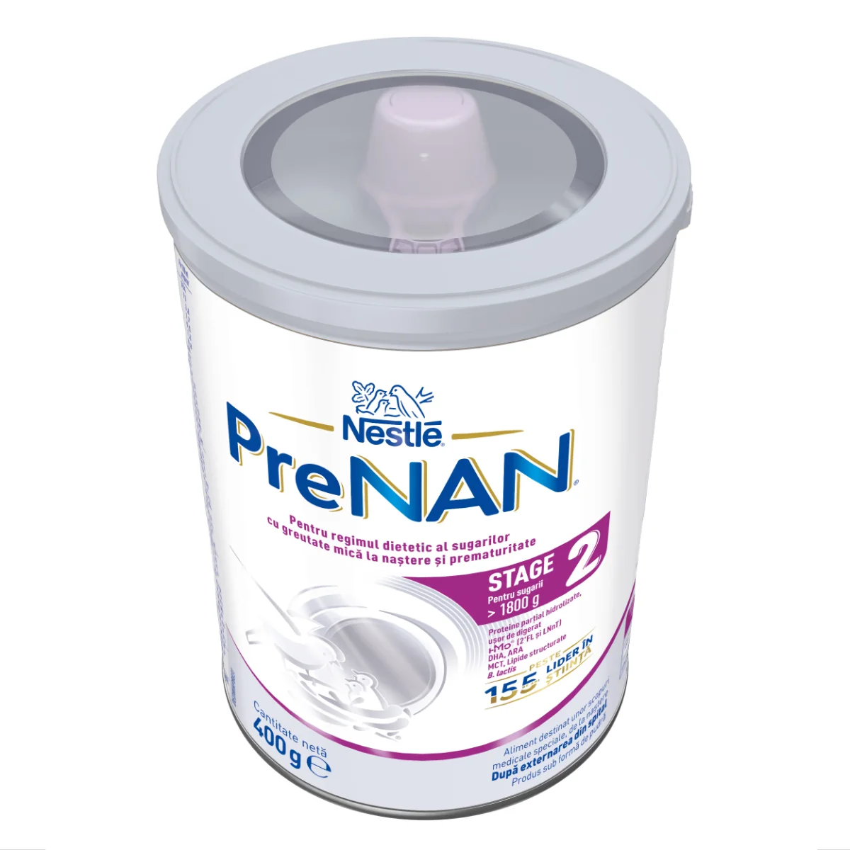 Formula de lapte praf Pre Nan Stage 2 de la nastere, 400g, Nestle
