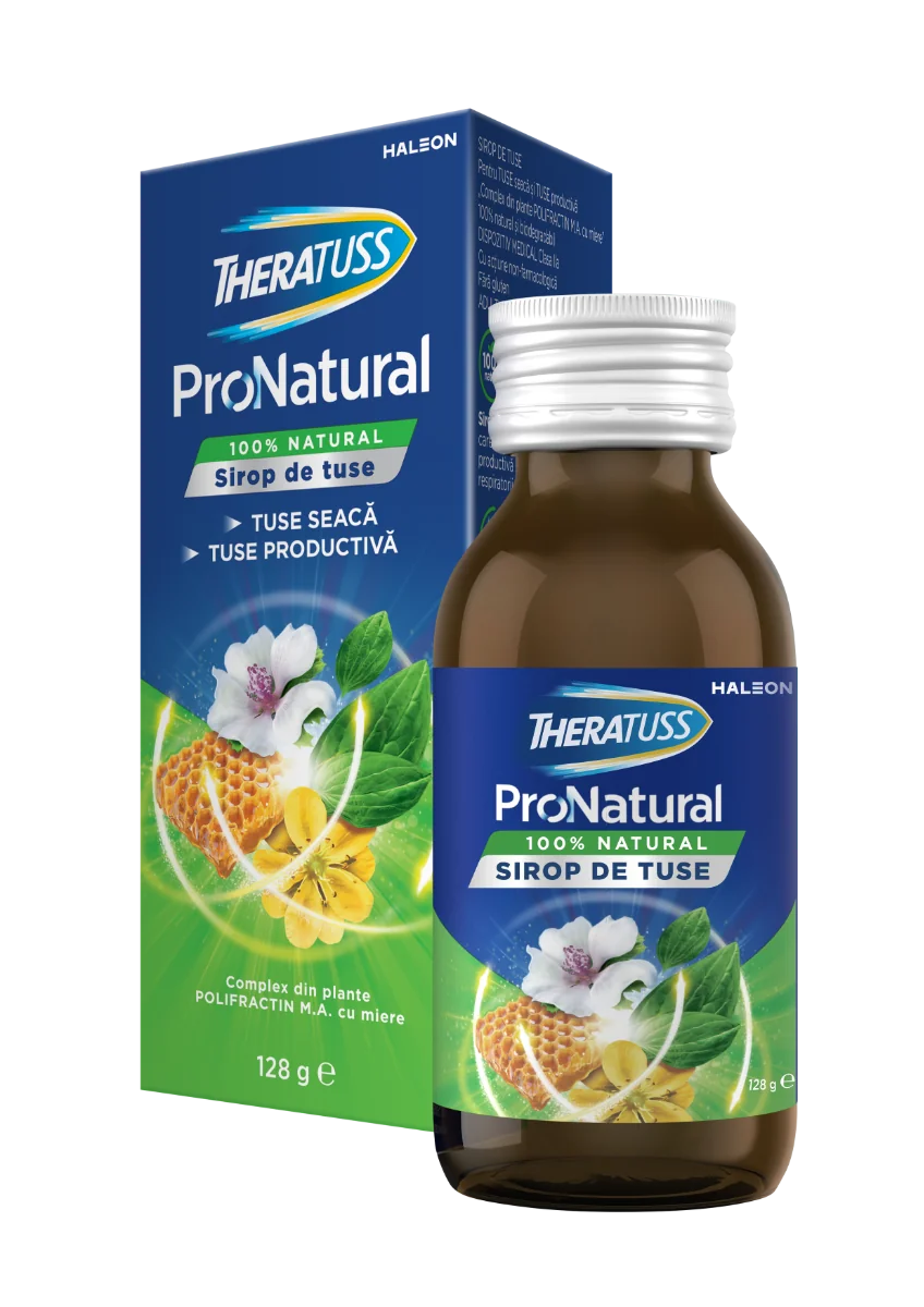 Sirop Theratuss ProNatural, 128g, Haleon