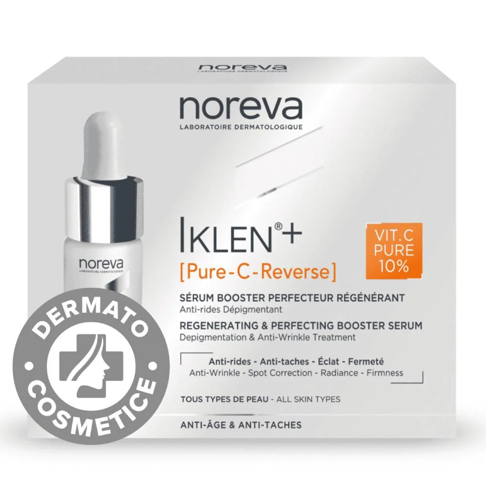 Ser booster cu vitamina C Pure C Reverse Iklen+, 3x8ml, Noreva