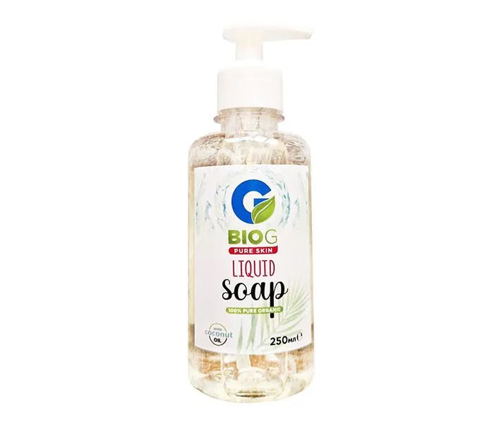 Sapun lichid organic hidratant pentru ten Pure Skin, 250ml, BIO G