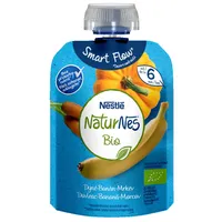 Gustare din dovleac + banana si morcov Naturnes Bio, 90g, Nestle