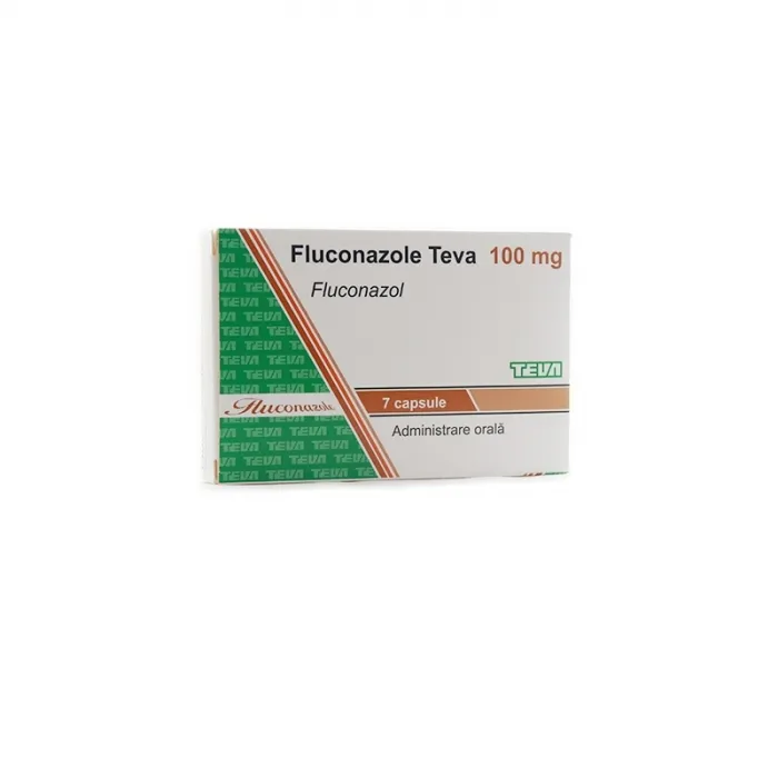 Fluconazole Teva 100mg, 7 capsule, Teva Pharmaceuticals