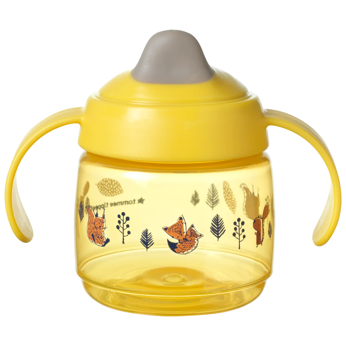 Cana Sippee cu protectie Bacshiled™ si capac pentru +4 luni Galben, 190ml, Tommee Tippee