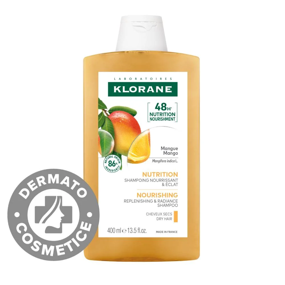 Sampon cu extract de Mango, 400ml, Klorane