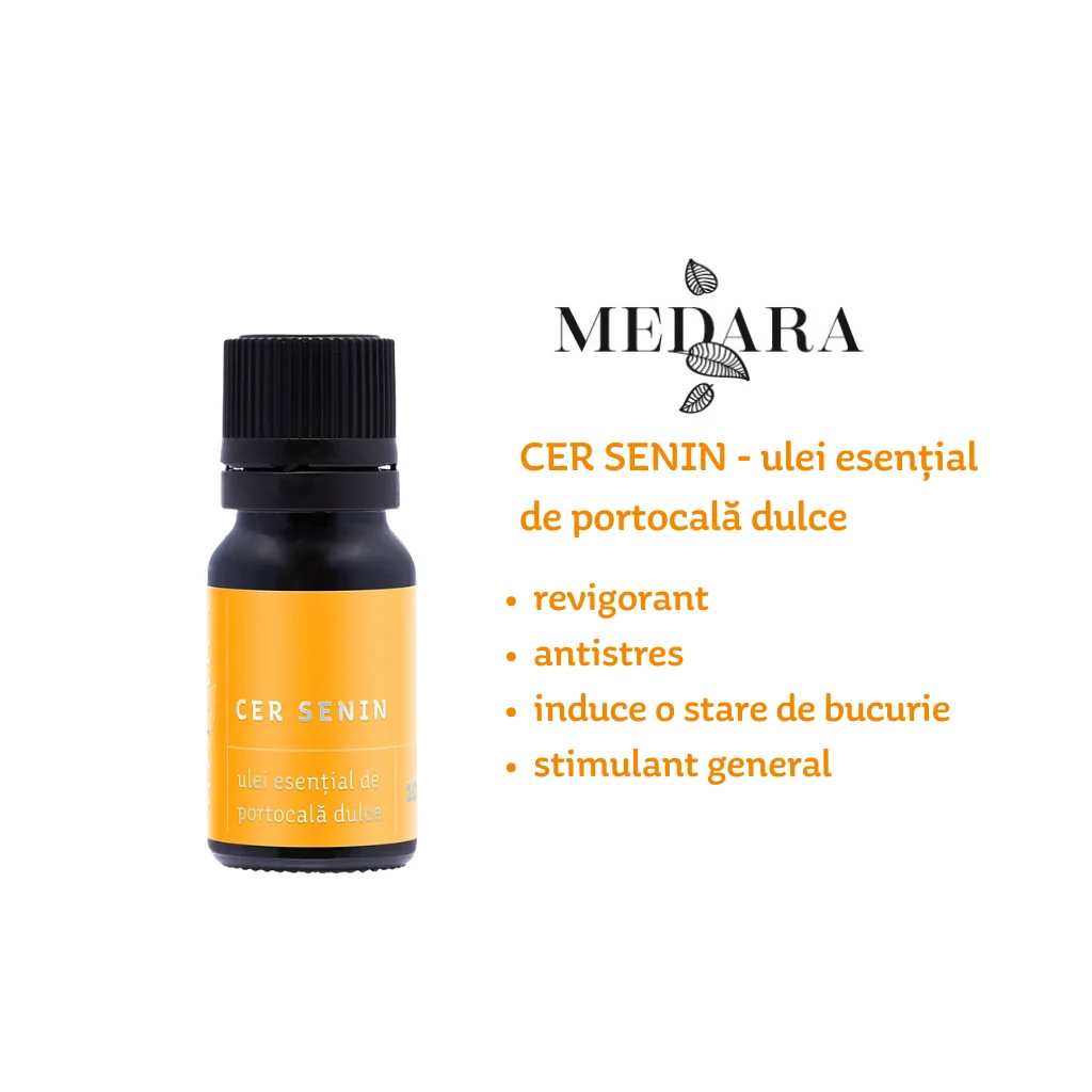 Ulei esential cu portocala dulce, 10ml, Medara