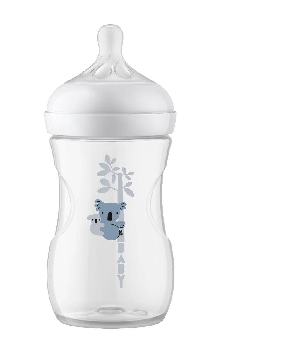 Biberon pentru +1 luna model koala Natural Response SCY903/67, 260ml, Philips Avent