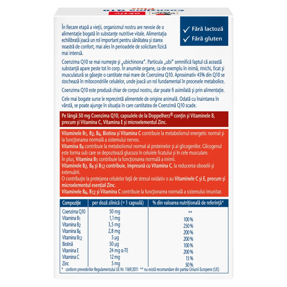 Coenzima Q10 Plus, 30 capsule, Doppelherz